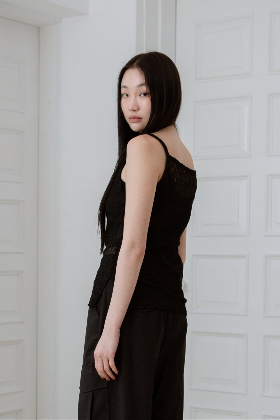 Kkot Sheer Lace Tank