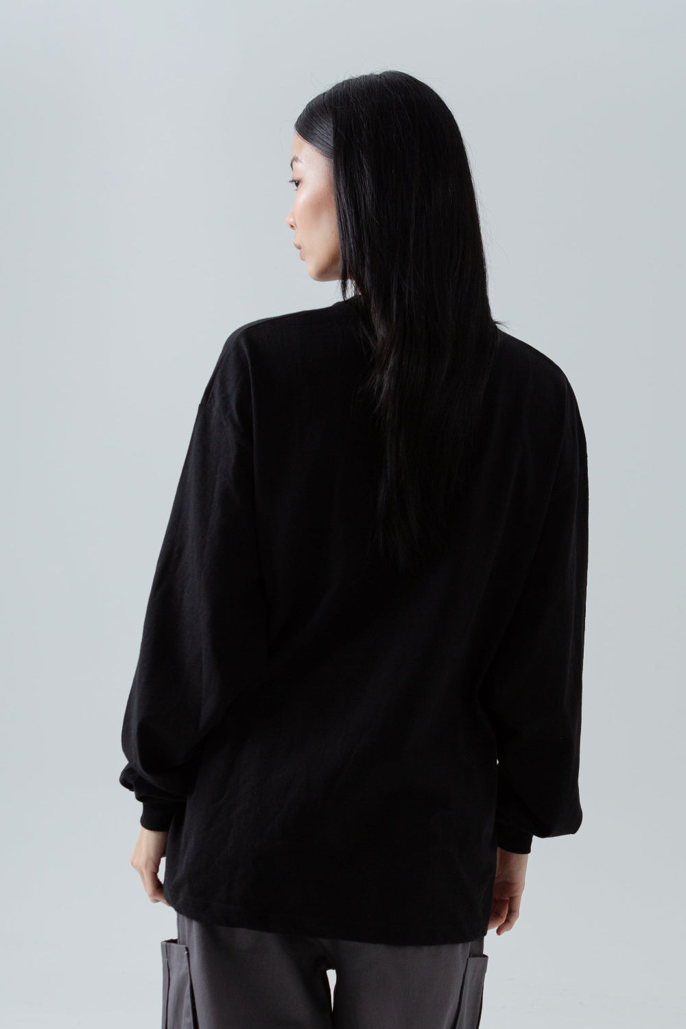 Relaxed Long Sleeve Crew Top