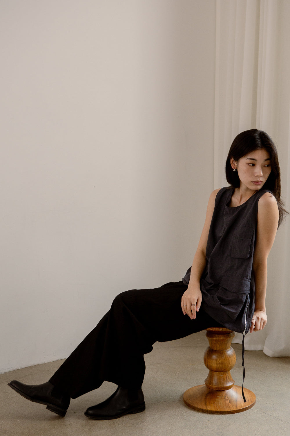 Sleeveless Utility Vest