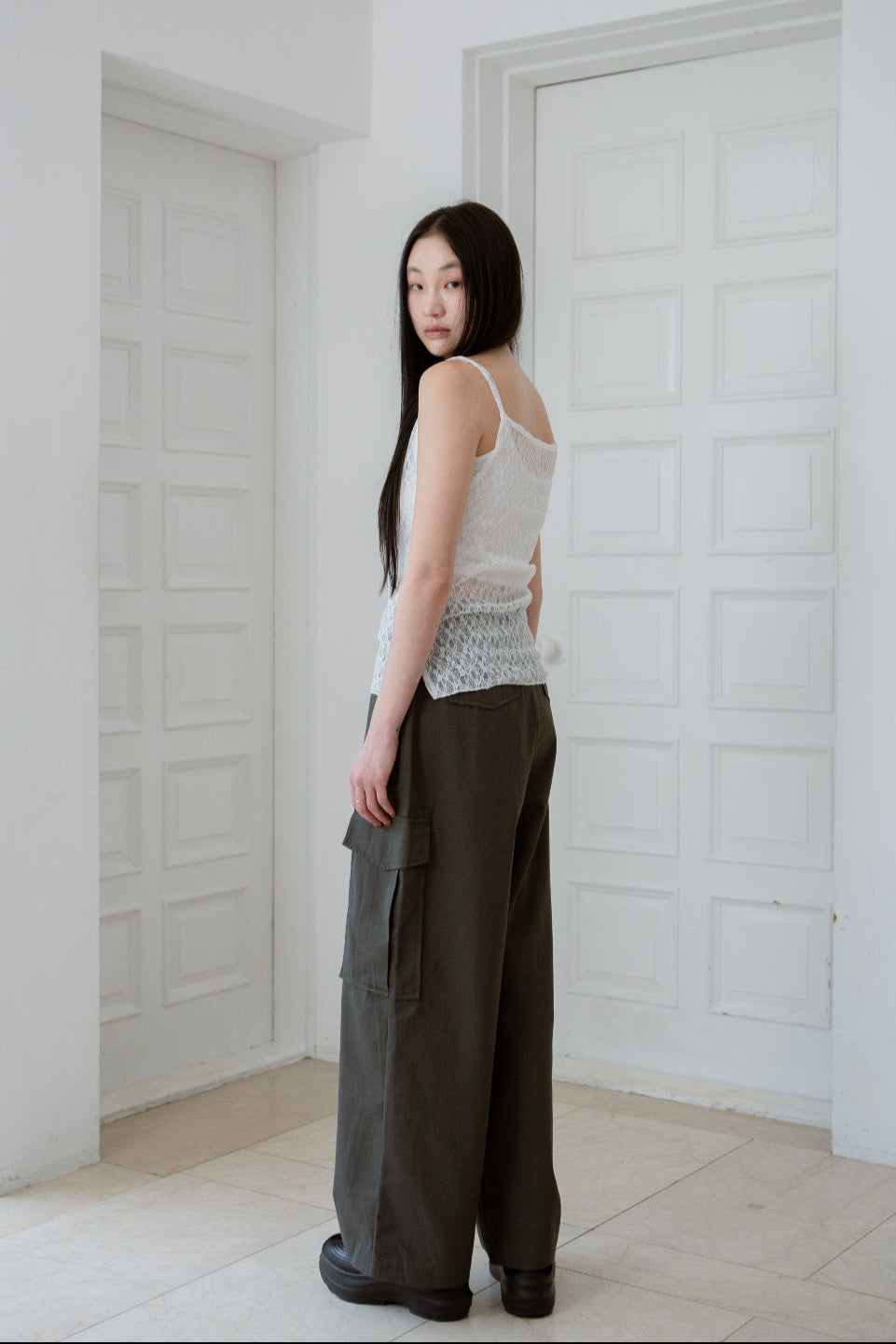 Kkot Sheer Lace Tank