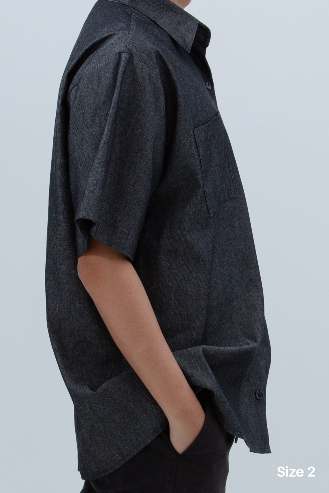 Denim Short Sleeve Shirt