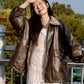 Gaeul Fleece Oversized Jacket