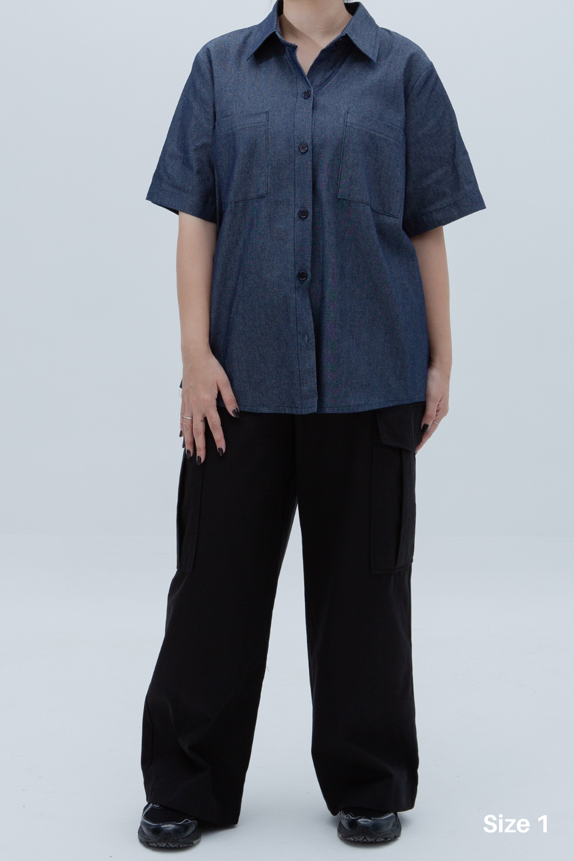 Denim Short Sleeve Shirt