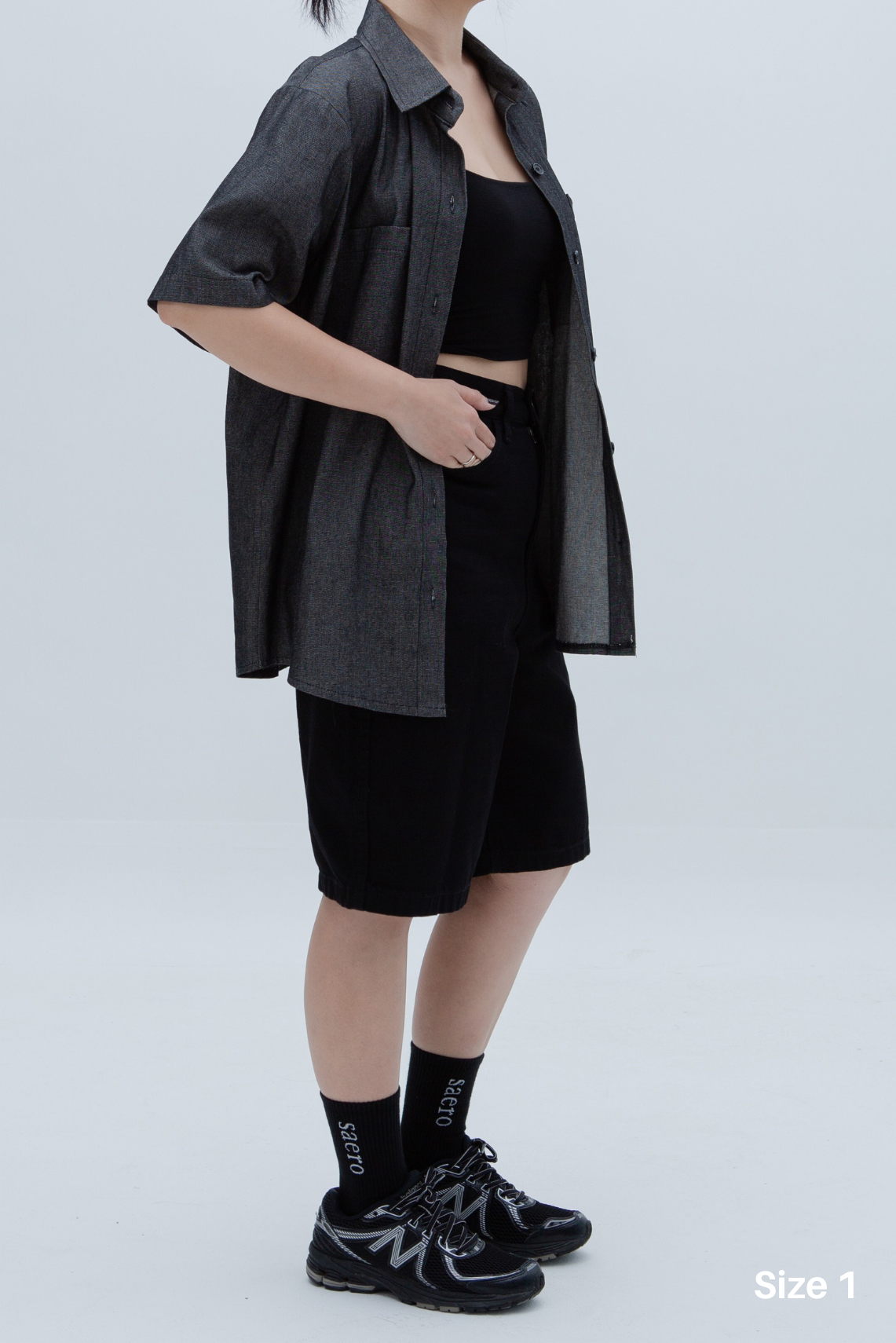 Denim Short Sleeve Shirt