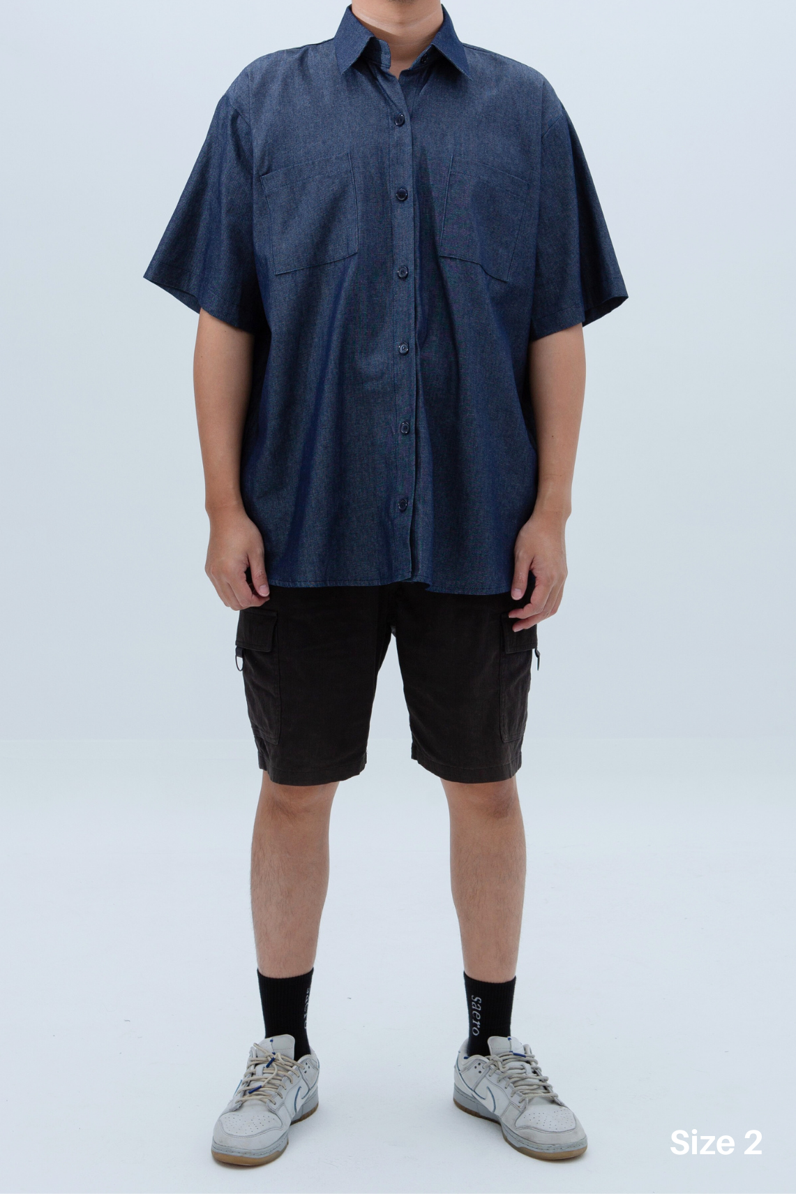 Denim Short Sleeve Shirt