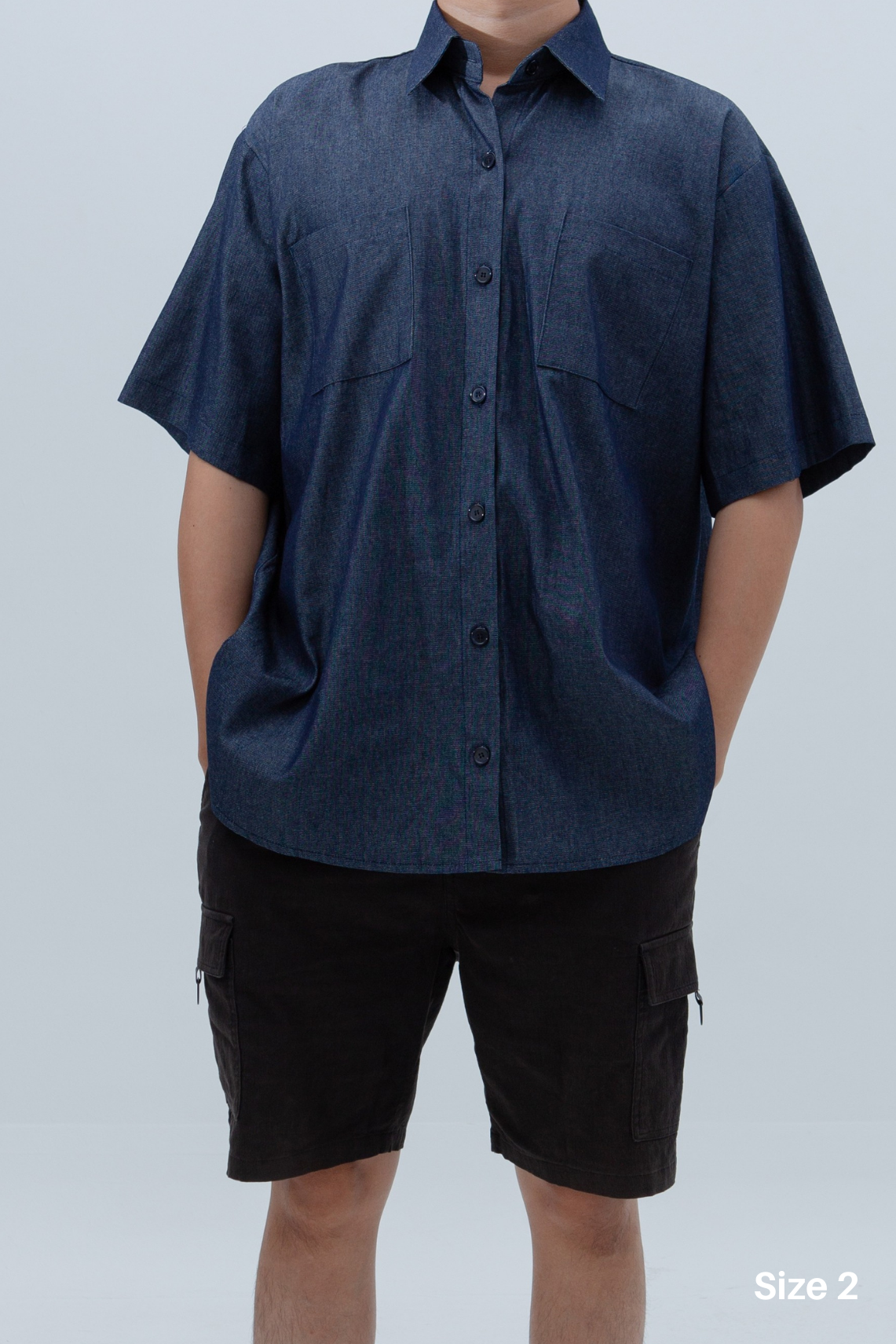 Denim Short Sleeve Shirt