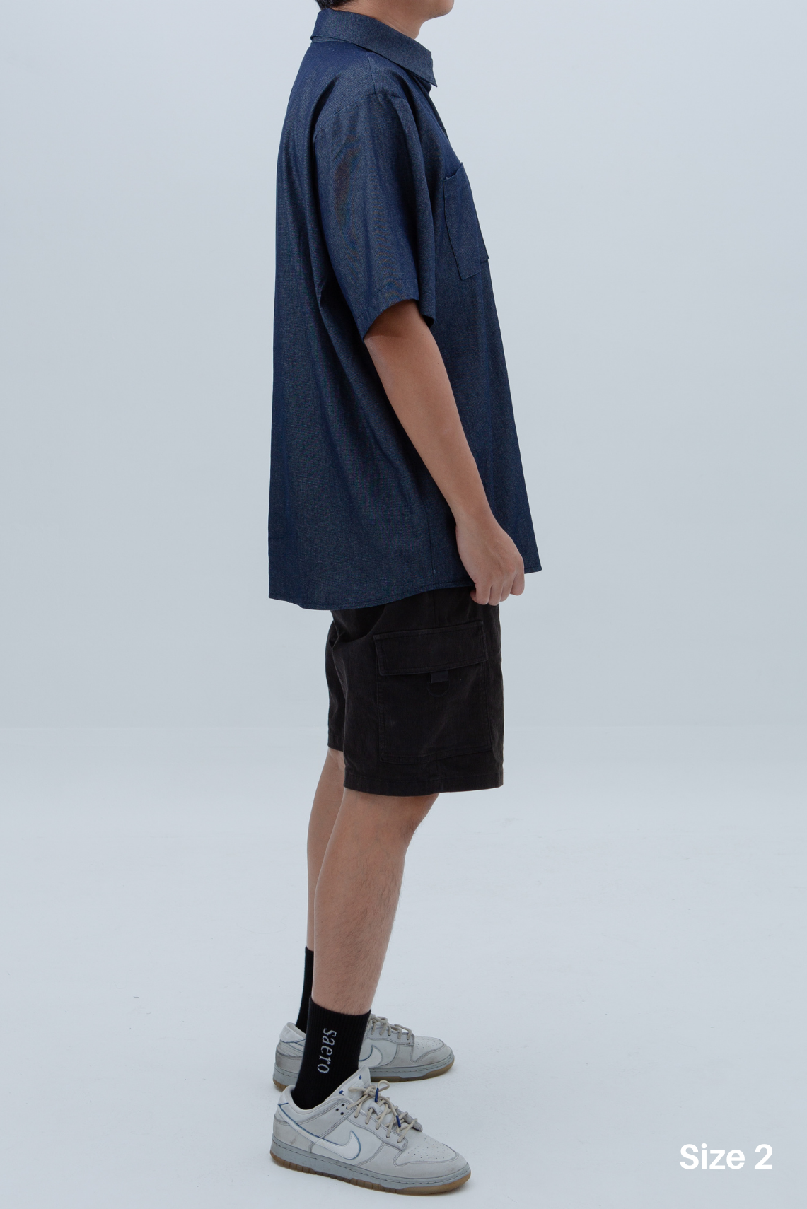 Denim Short Sleeve Shirt