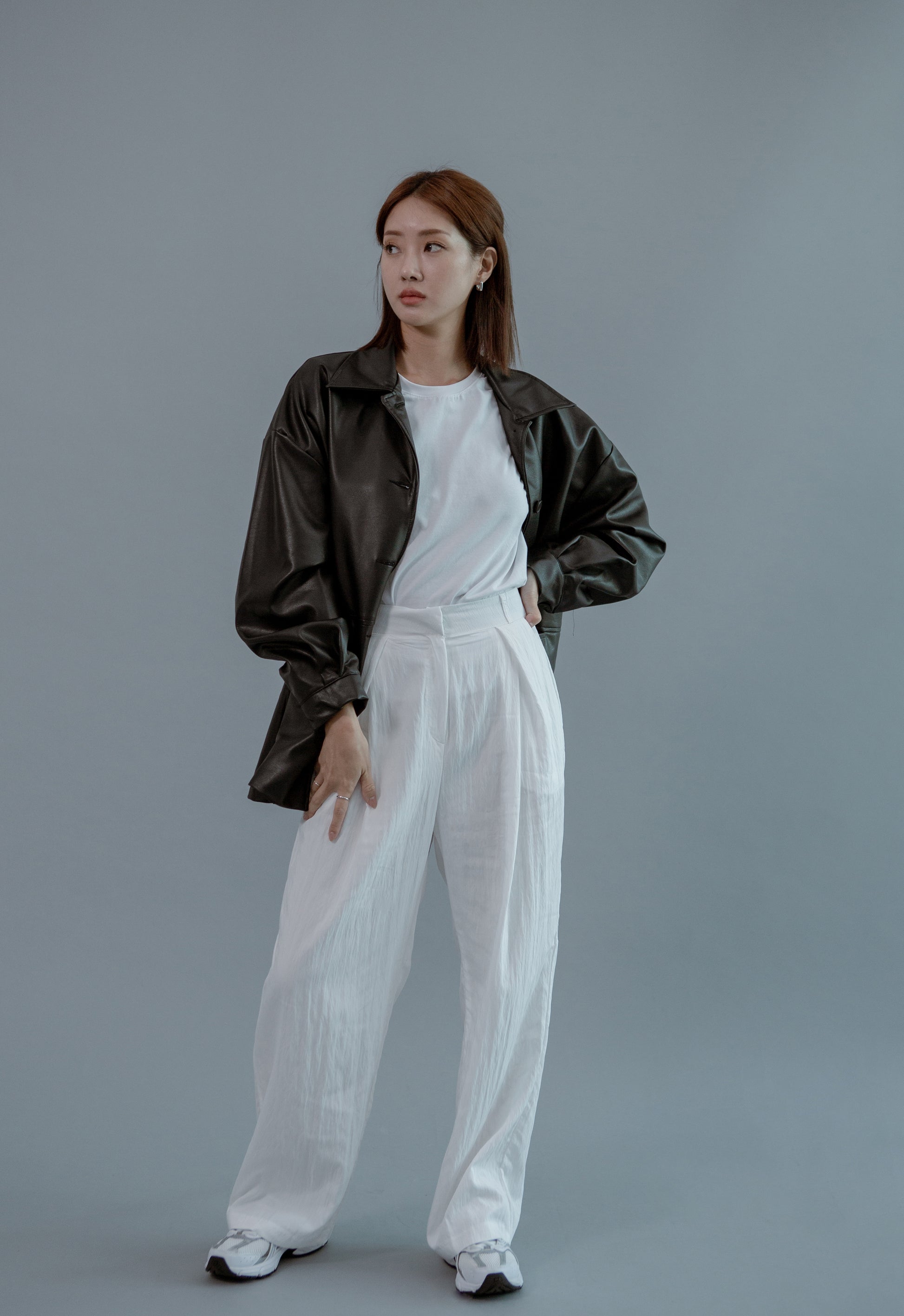 Saero Collective Made in Korea Korean Fashion Singapore Minimalist Fashion Korean Clothes and Accessories Leather Jacket