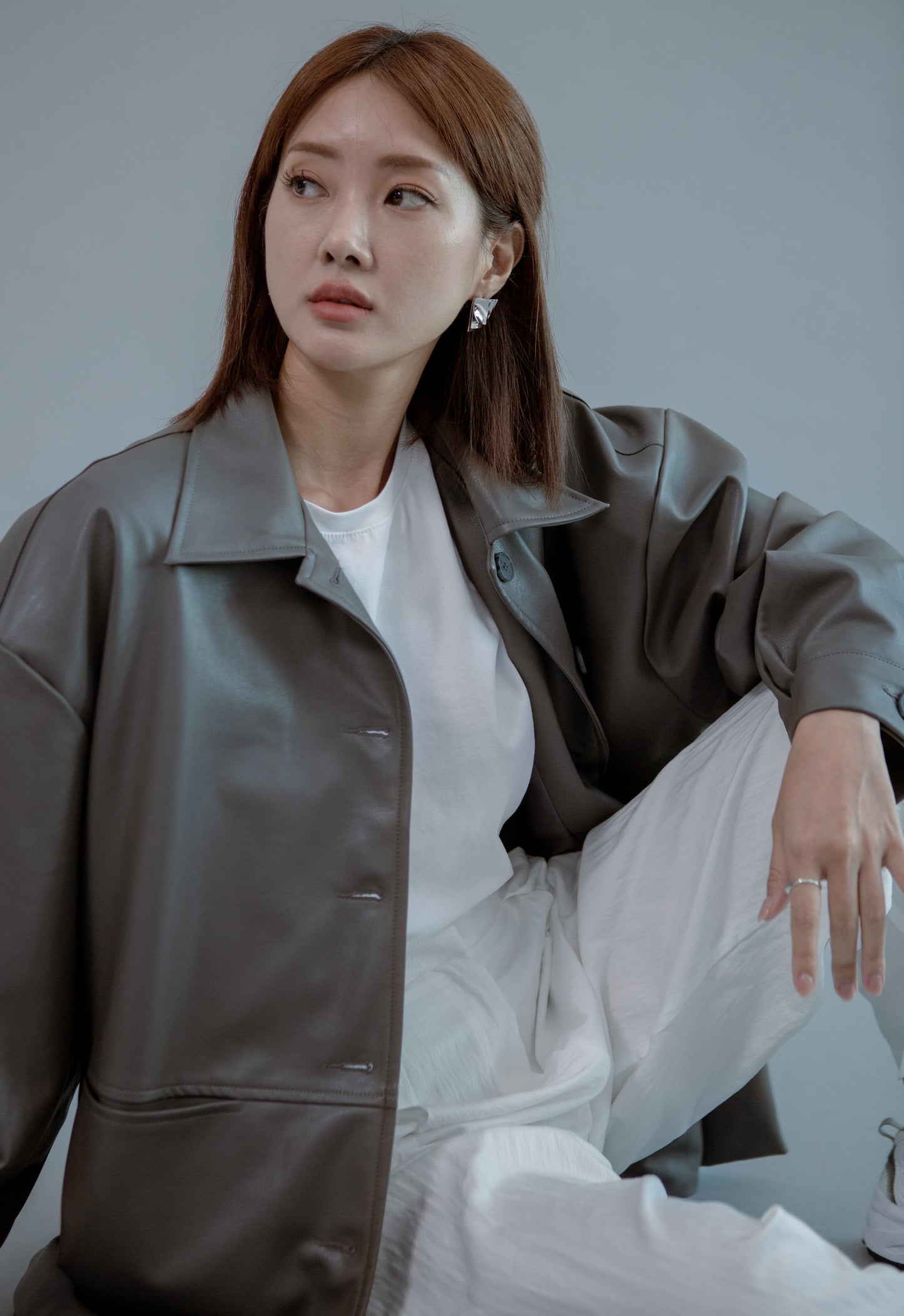 Saero Collective Made in Korea Korean Fashion Singapore Minimalist Fashion Korean Clothes and Accessories Leather Jacket