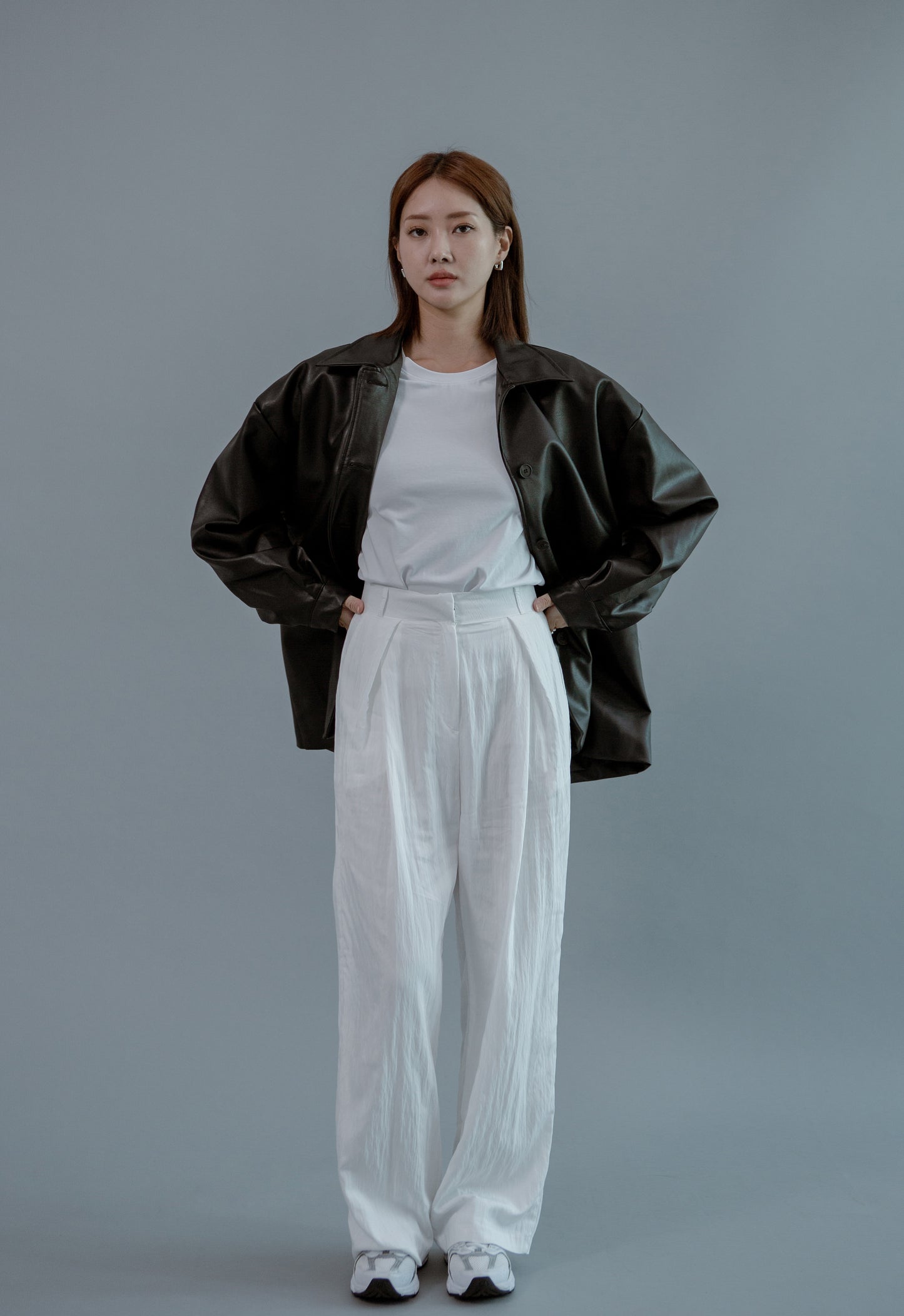 Saero Collective Made in Korea Korean Fashion Singapore Minimalist Fashion Korean Clothes and Accessories Leather Jacket