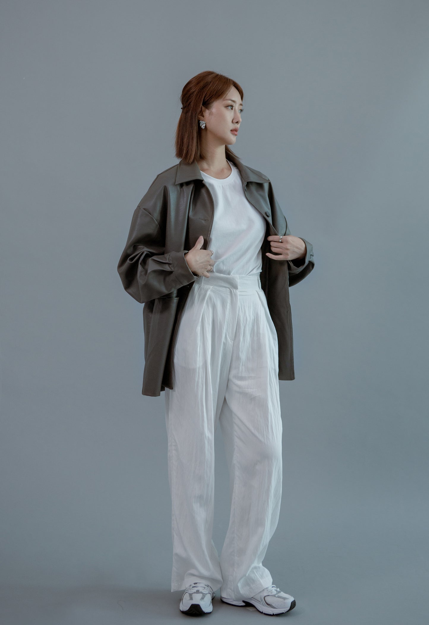 Saero Collective Made in Korea Korean Fashion Singapore Minimalist Fashion Korean Clothes and Accessories Leather Jacket