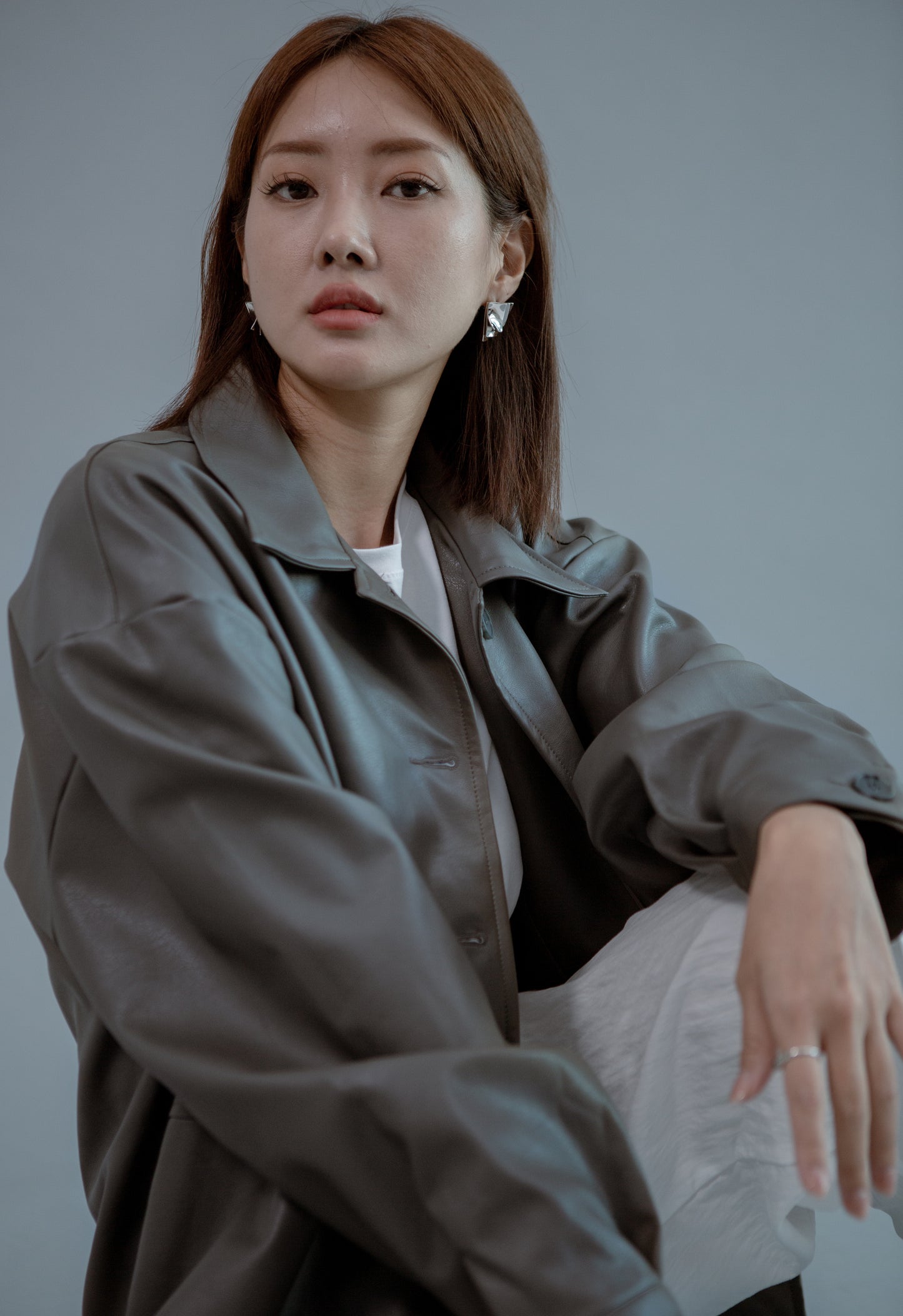 Saero Collective Made in Korea Korean Fashion Singapore Minimalist Fashion Korean Clothes and Accessories Leather Jacket