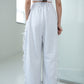 Ribbon Wide-leg Track Pants