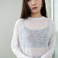 Sheer Long Sleeve Top