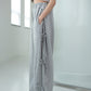 Ribbon Wide-leg Track Pants