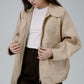 Saero Collective Made in Korea Korean Fashion Singapore Korean Accessories Jewellery Minimalist Fashion Beige Leather Jacket