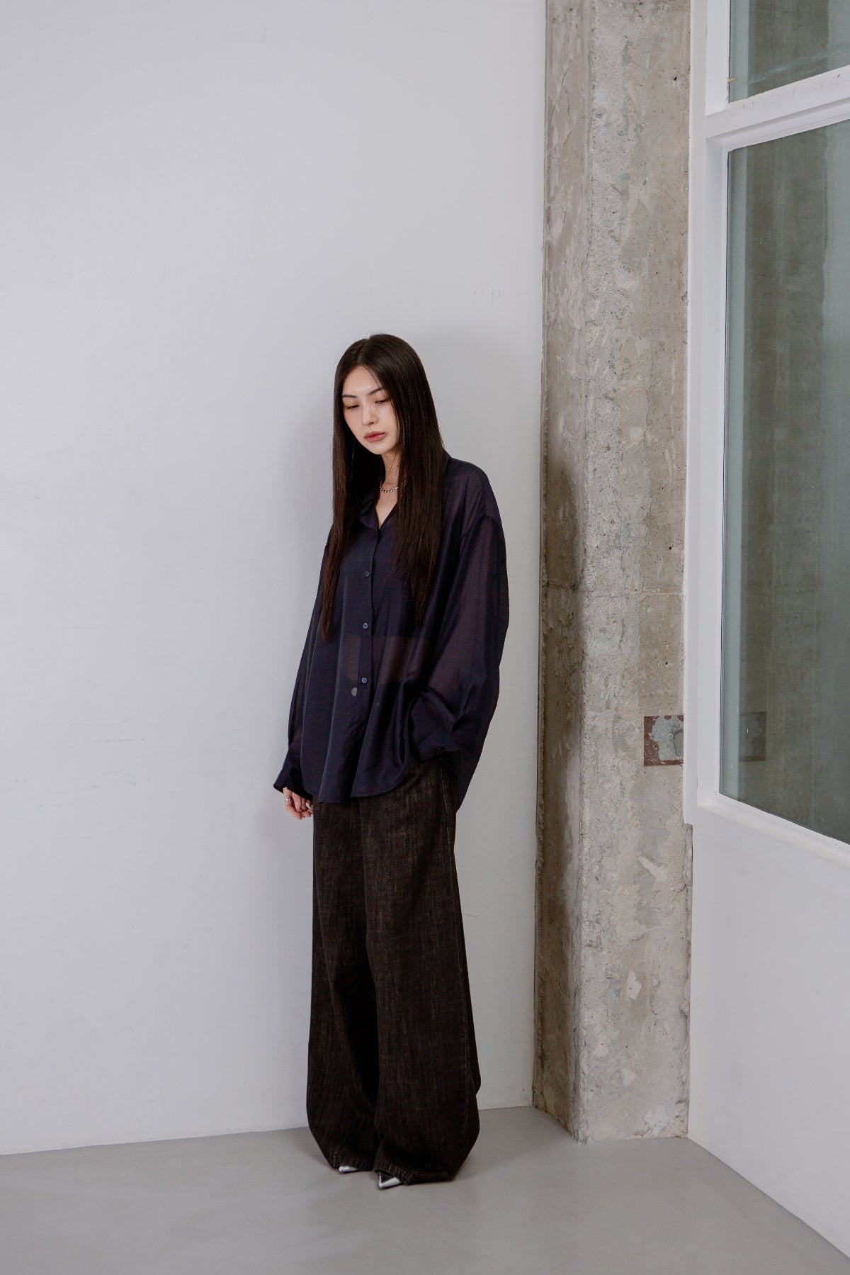 Malgeun Tencel Shirt