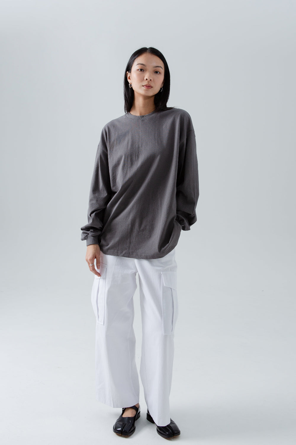 Relaxed Long Sleeve Crew Top