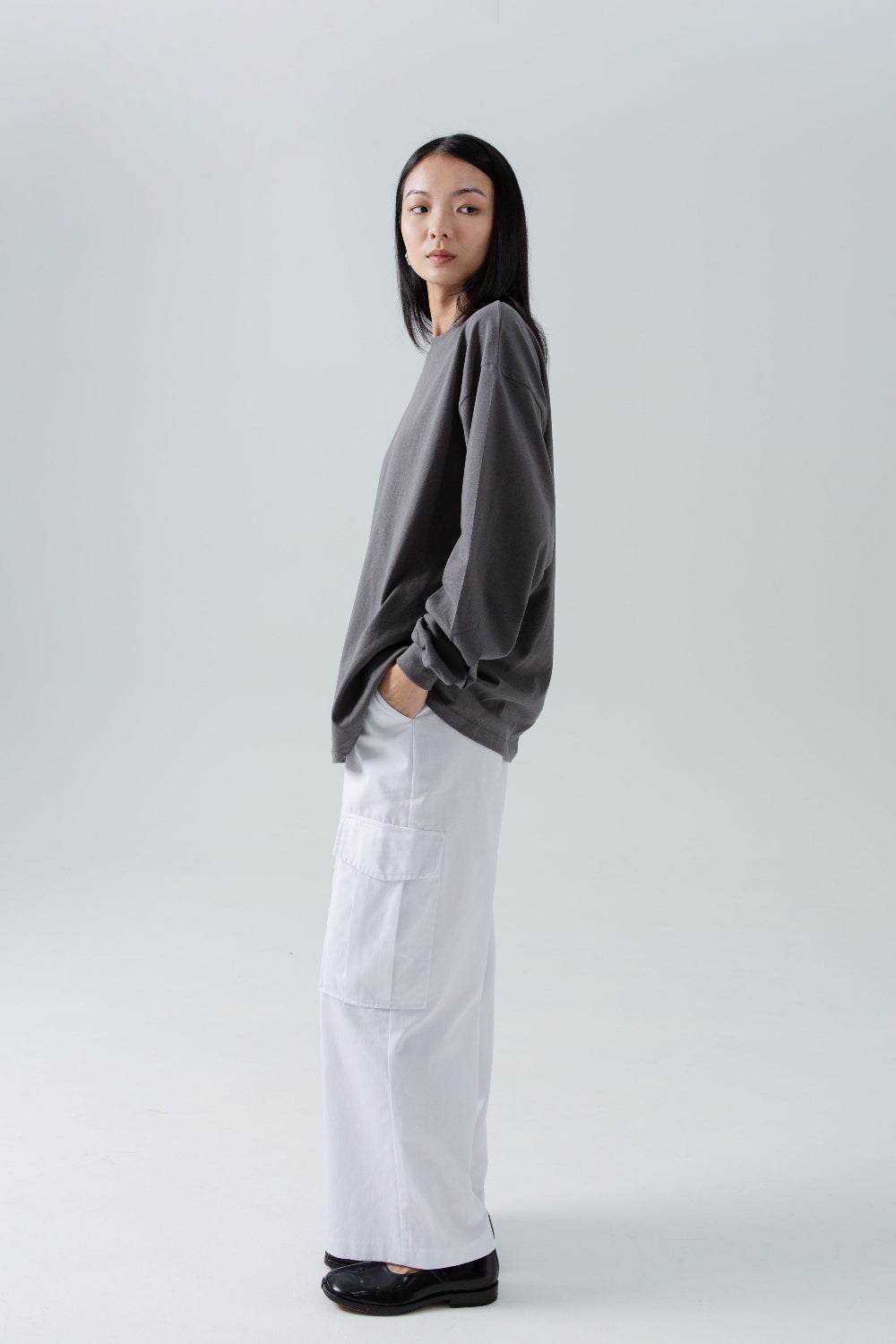 Relaxed Long Sleeve Crew Top