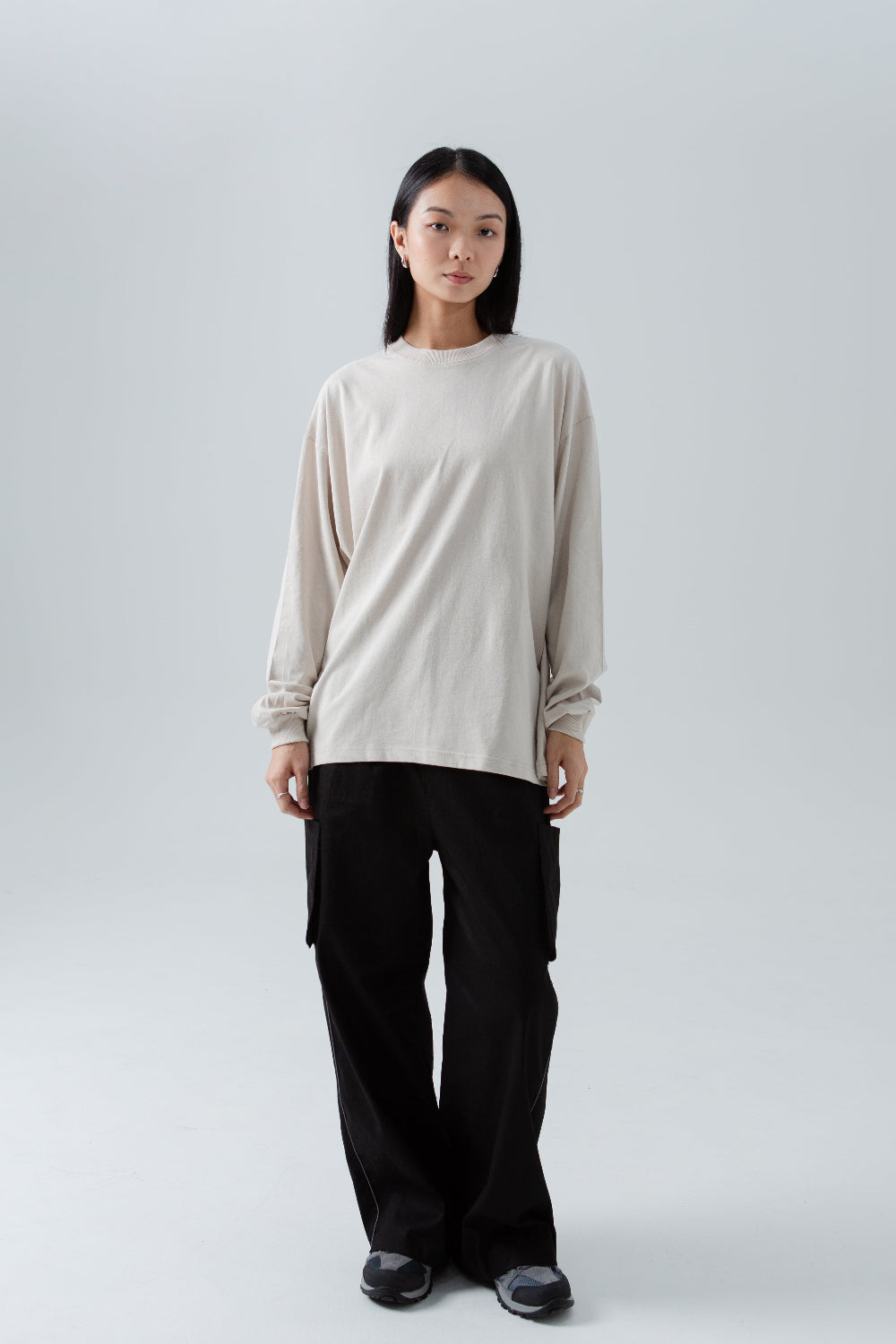 Relaxed Long Sleeve Crew Top