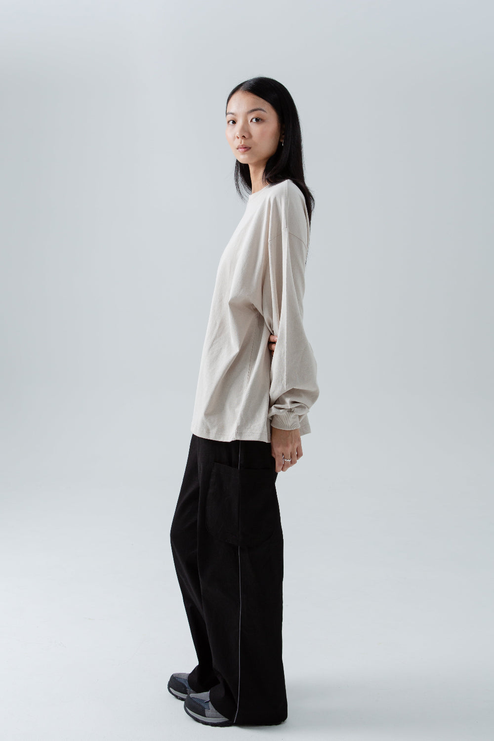 Relaxed Long Sleeve Crew Top