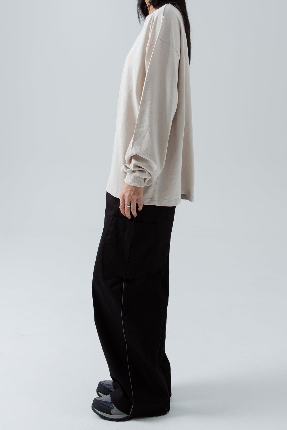 Relaxed Long Sleeve Crew Top