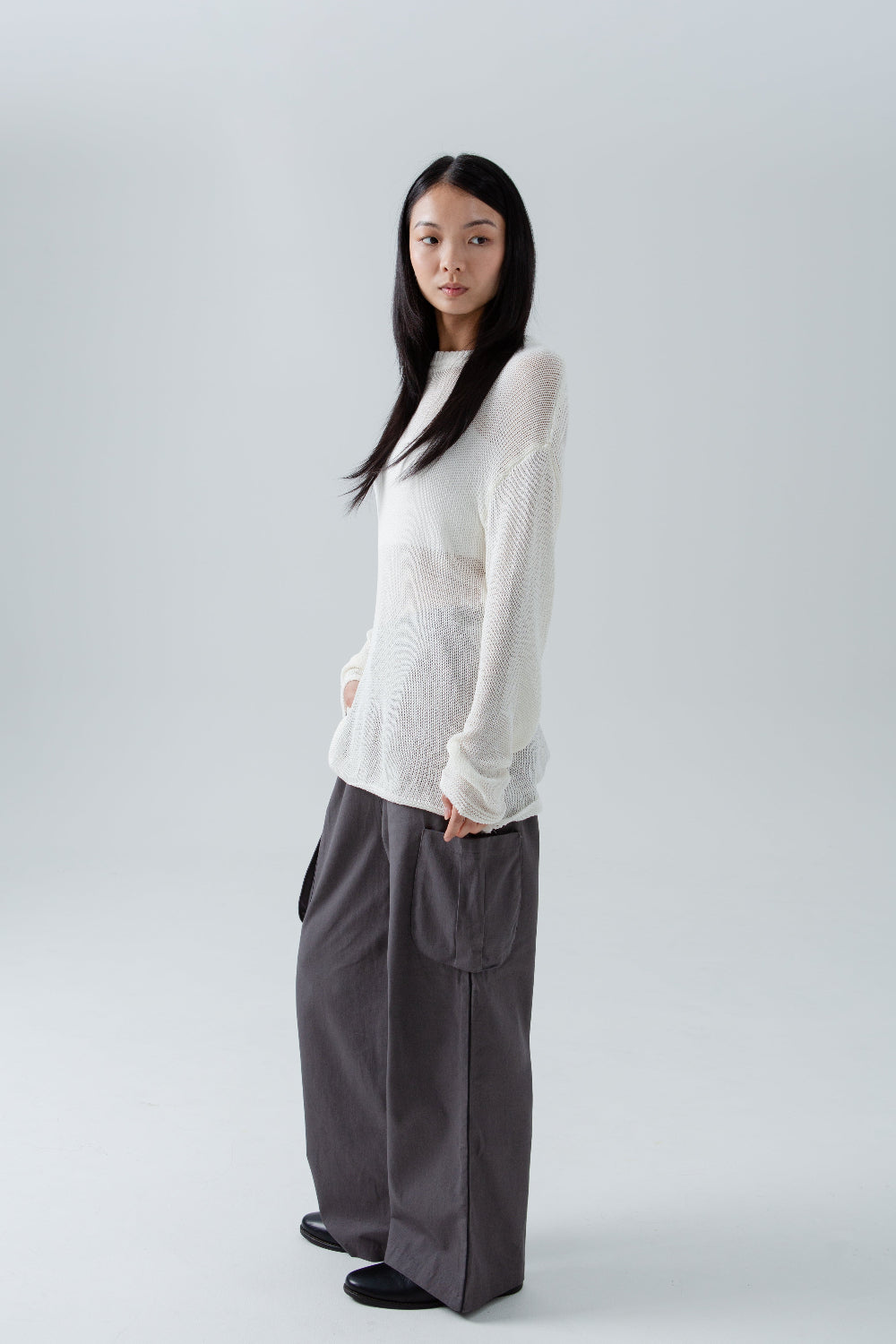 Soft Mesh Longline Top