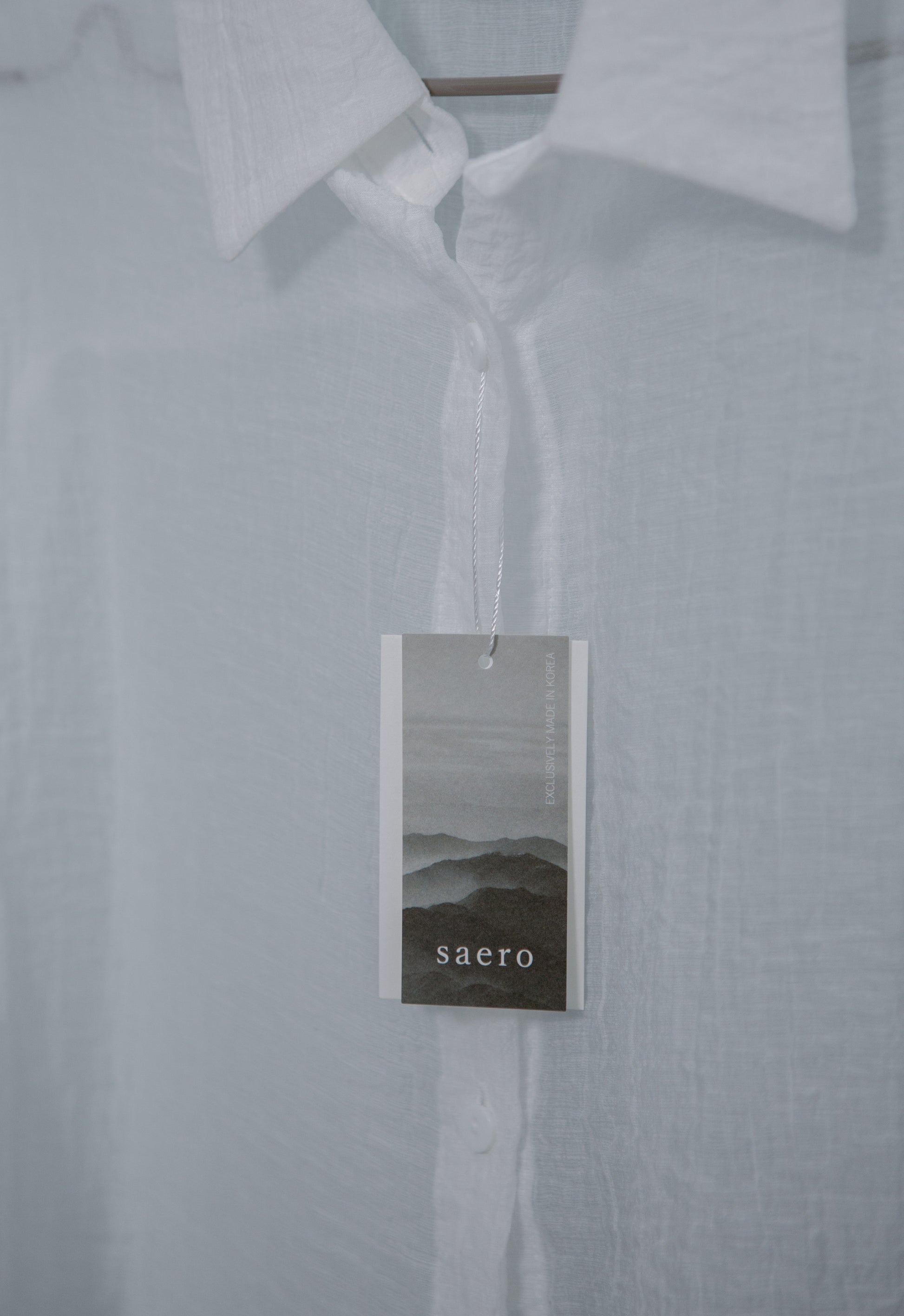 Saero Collective Made in Korea Korean Fashion Singapore Minimalist Fashion and Accessories Tencel White Shirt Korean Clothes