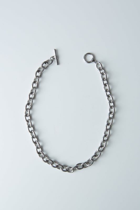 Bold Chain Necklace (Rhodium Ver.)