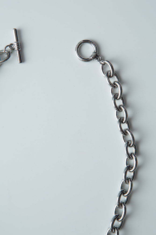 Bold Chain Necklace (Rhodium Ver.)