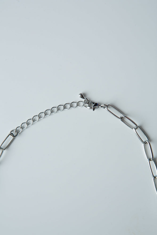 Hayan Link Necklace (Rhodium Ver.)