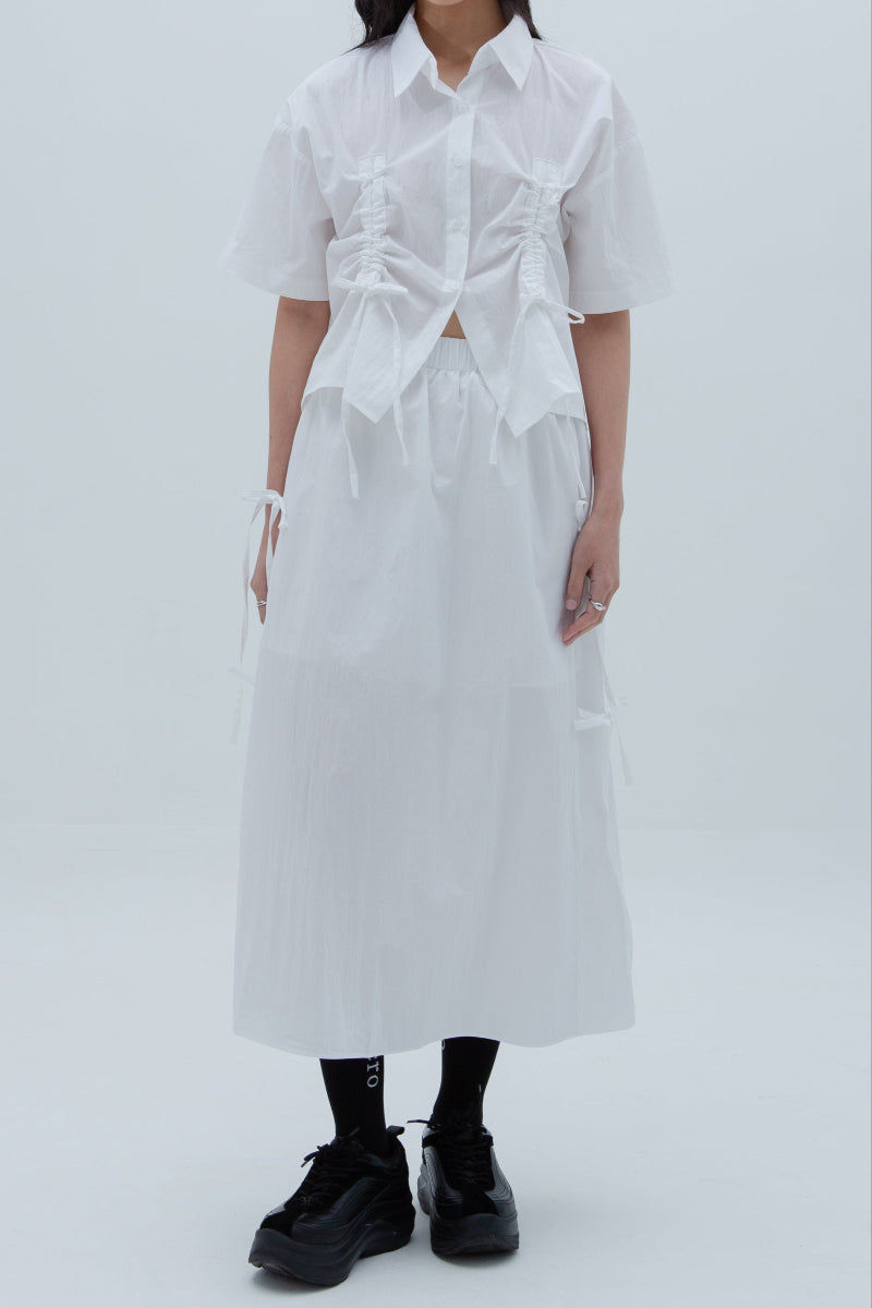 Ribon Short Sleeve Top [Reorder Open]