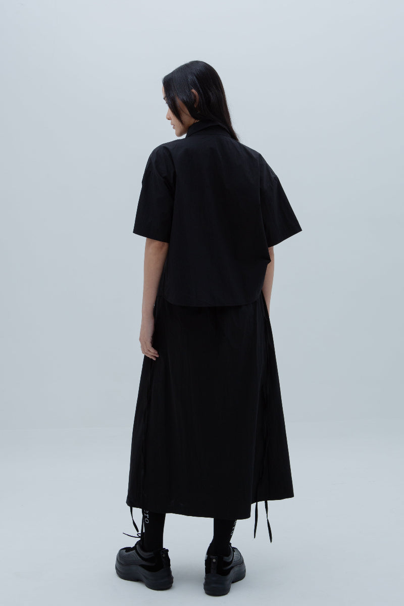 Ribon Midi Skirt