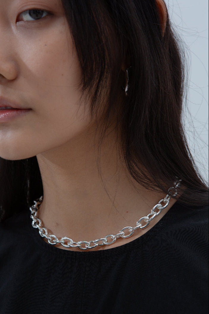 Bold Chain Necklace (Silver Ver.)