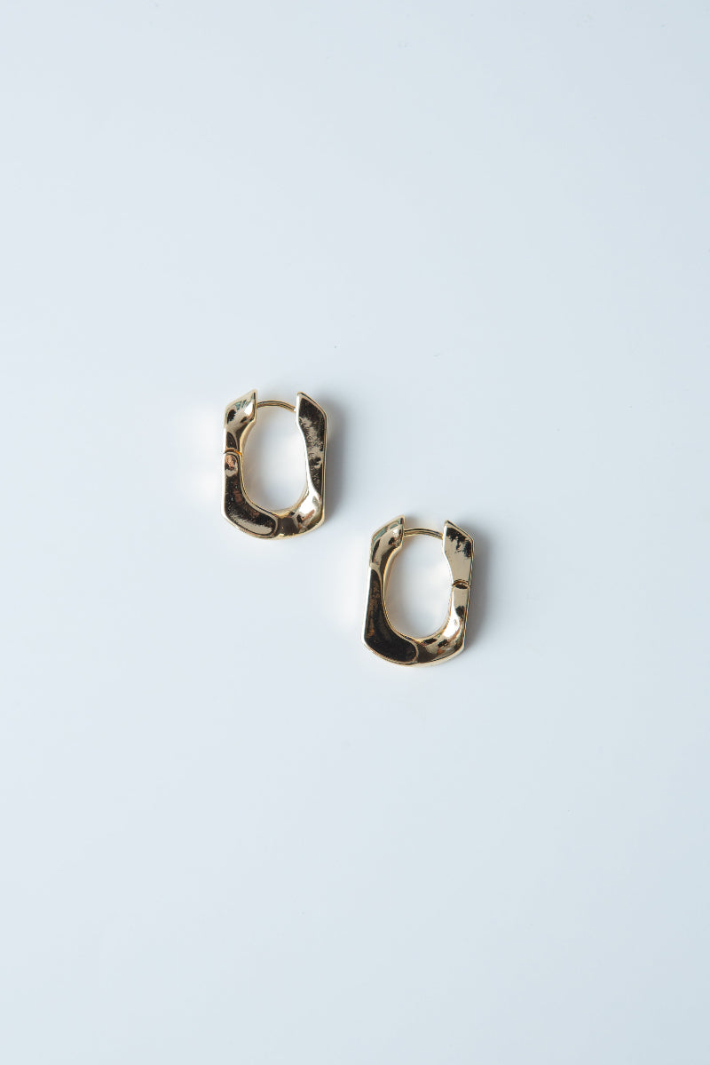 Molten Loop Earrings (Gold Ver.)