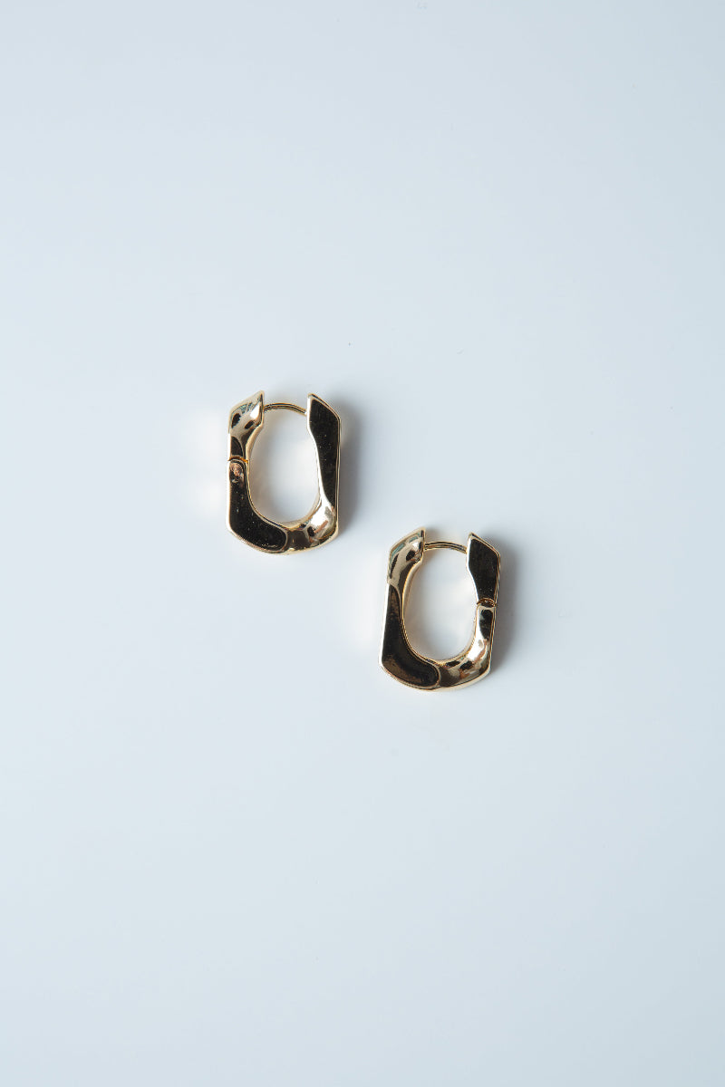 Molten Loop Earrings (Gold Ver.)