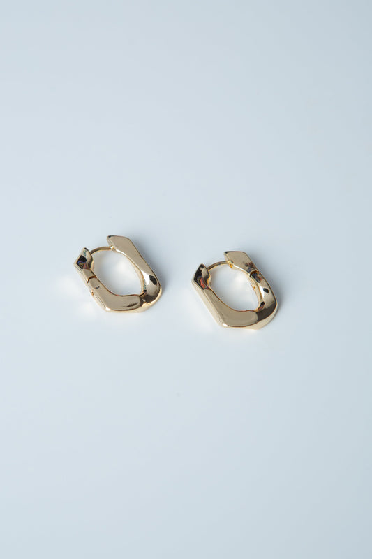 Molten Loop Earrings (Gold Ver.)