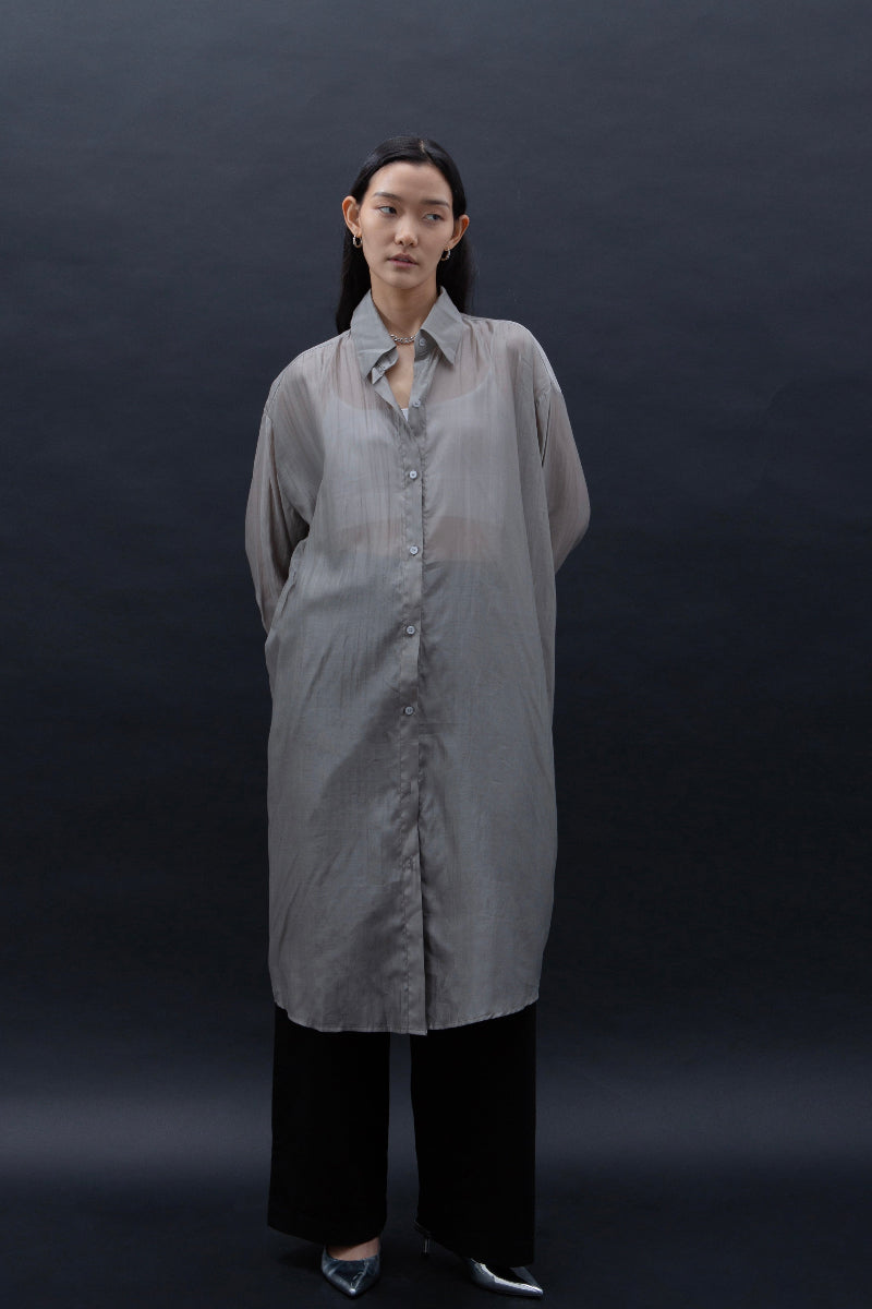 Malgeun Tencel Shirt (Long Ver.)