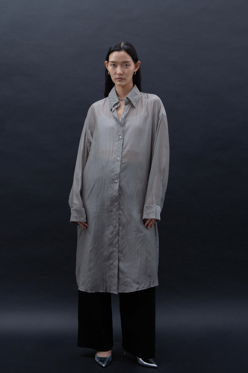 Malgeun Tencel Shirt (Long Ver.)