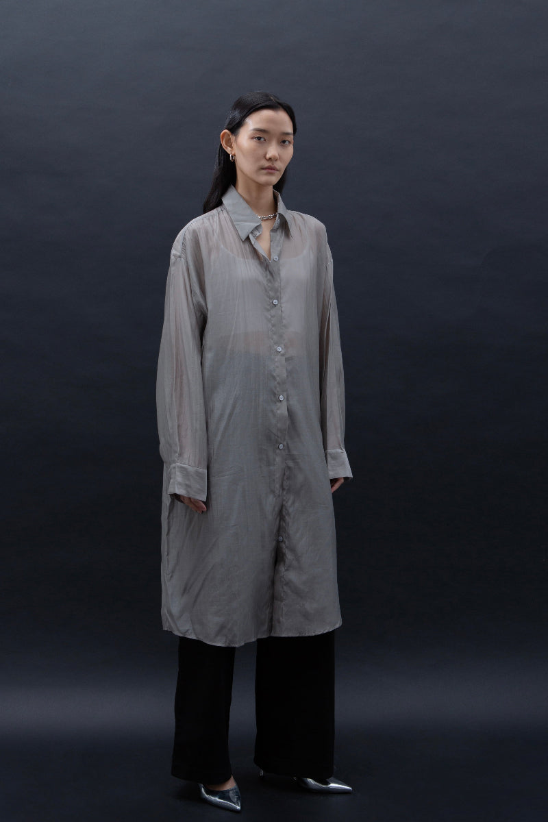 Malgeun Tencel Shirt (Long Ver.)