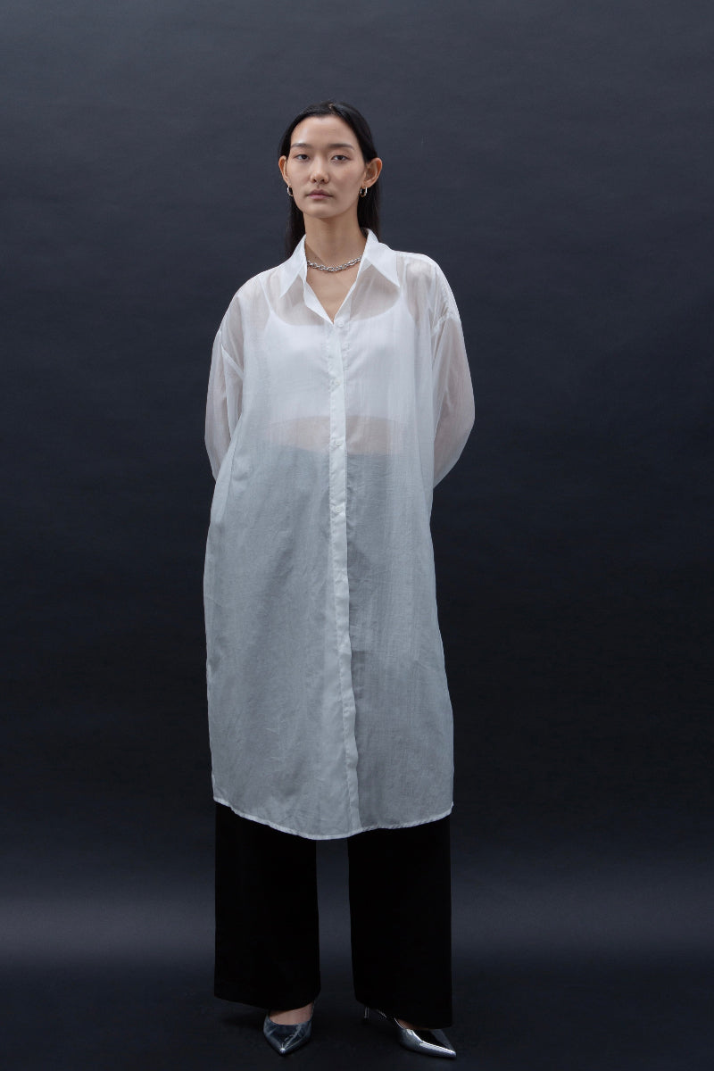 Malgeun Tencel Shirt (Long Ver.)