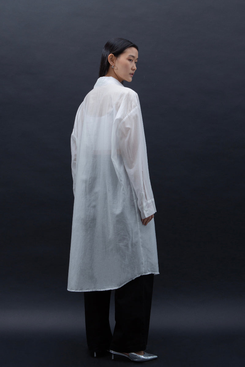 Malgeun Tencel Shirt (Long Ver.)