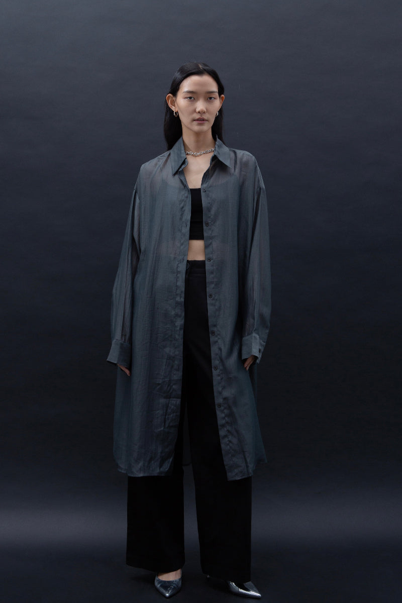 Malgeun Tencel Shirt (Long Ver.)