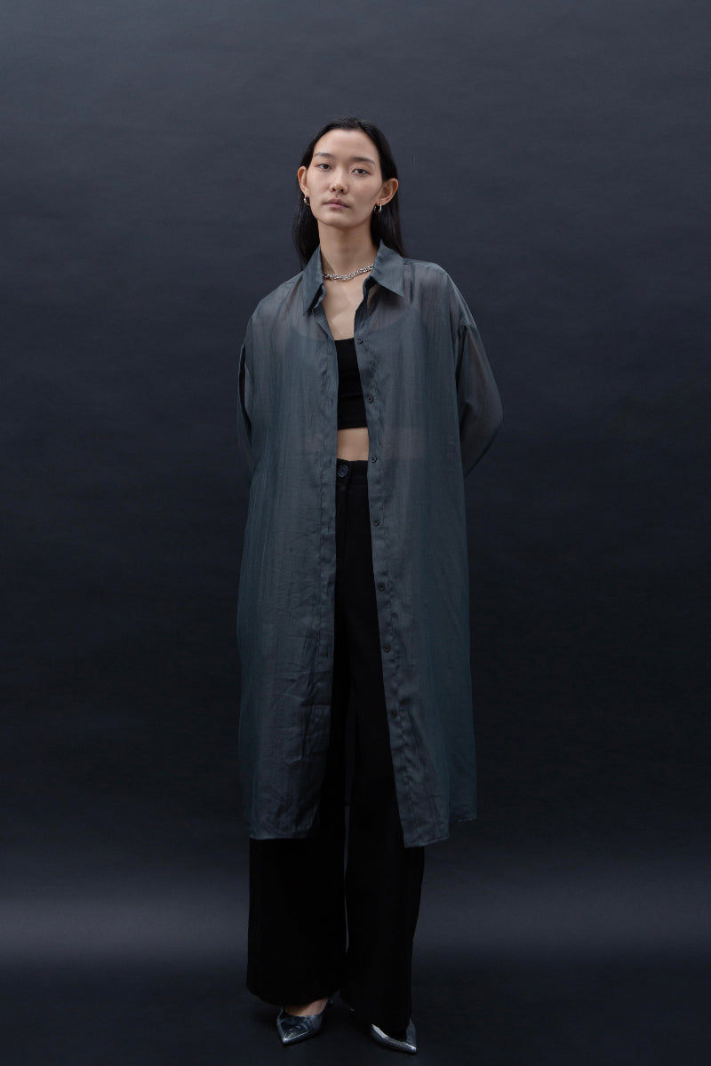 Malgeun Tencel Shirt (Long Ver.)