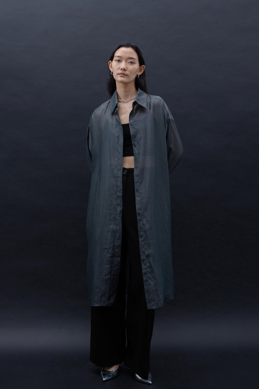 Malgeun Tencel Shirt (Long Ver.)