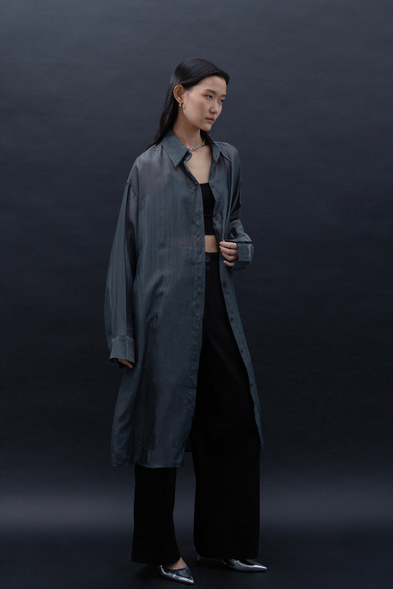 Malgeun Tencel Shirt (Long Ver.)