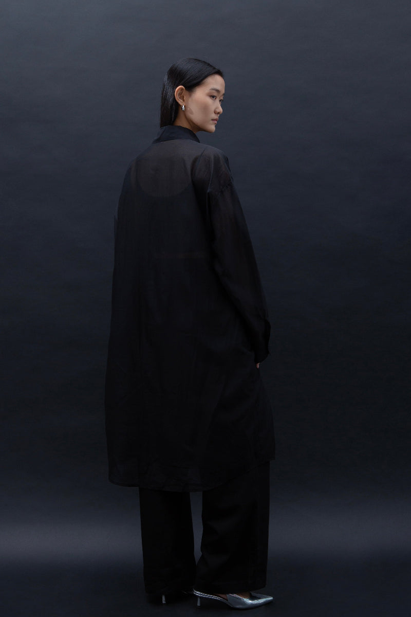 Malgeun Tencel Shirt (Long Ver.)