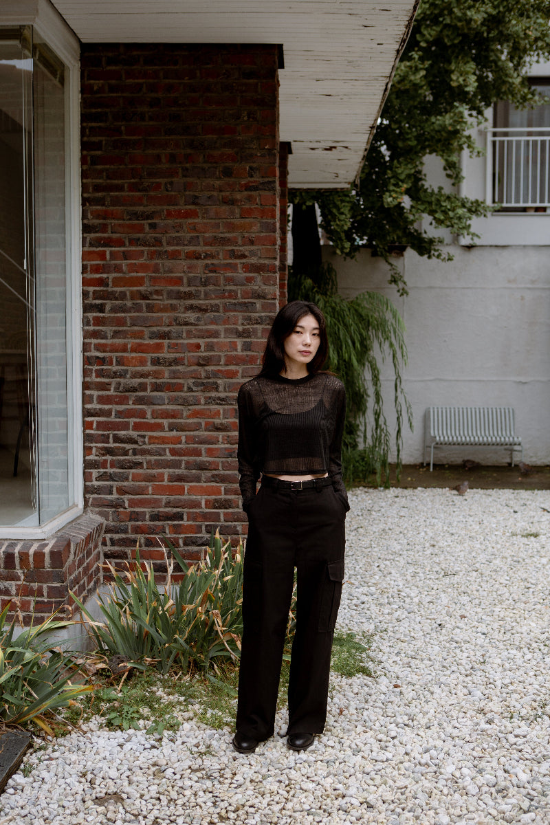 Sheer Long Sleeve Top *NEW*