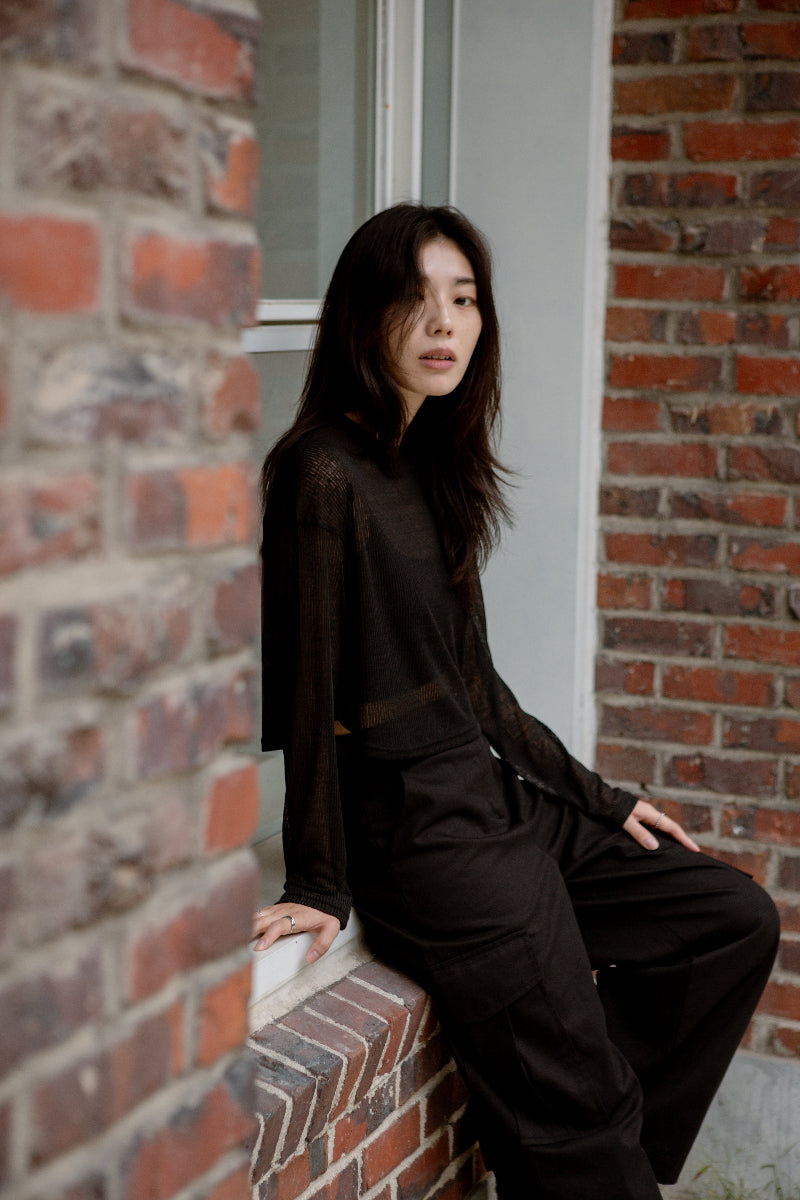 Sheer Long Sleeve Top *NEW*