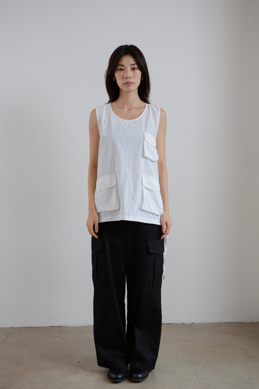 Sleeveless Utility Vest